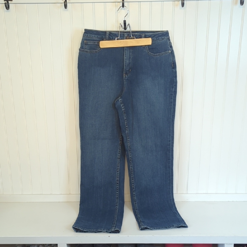 Coldwater Creek Dark Blue Straight Leg Jeans